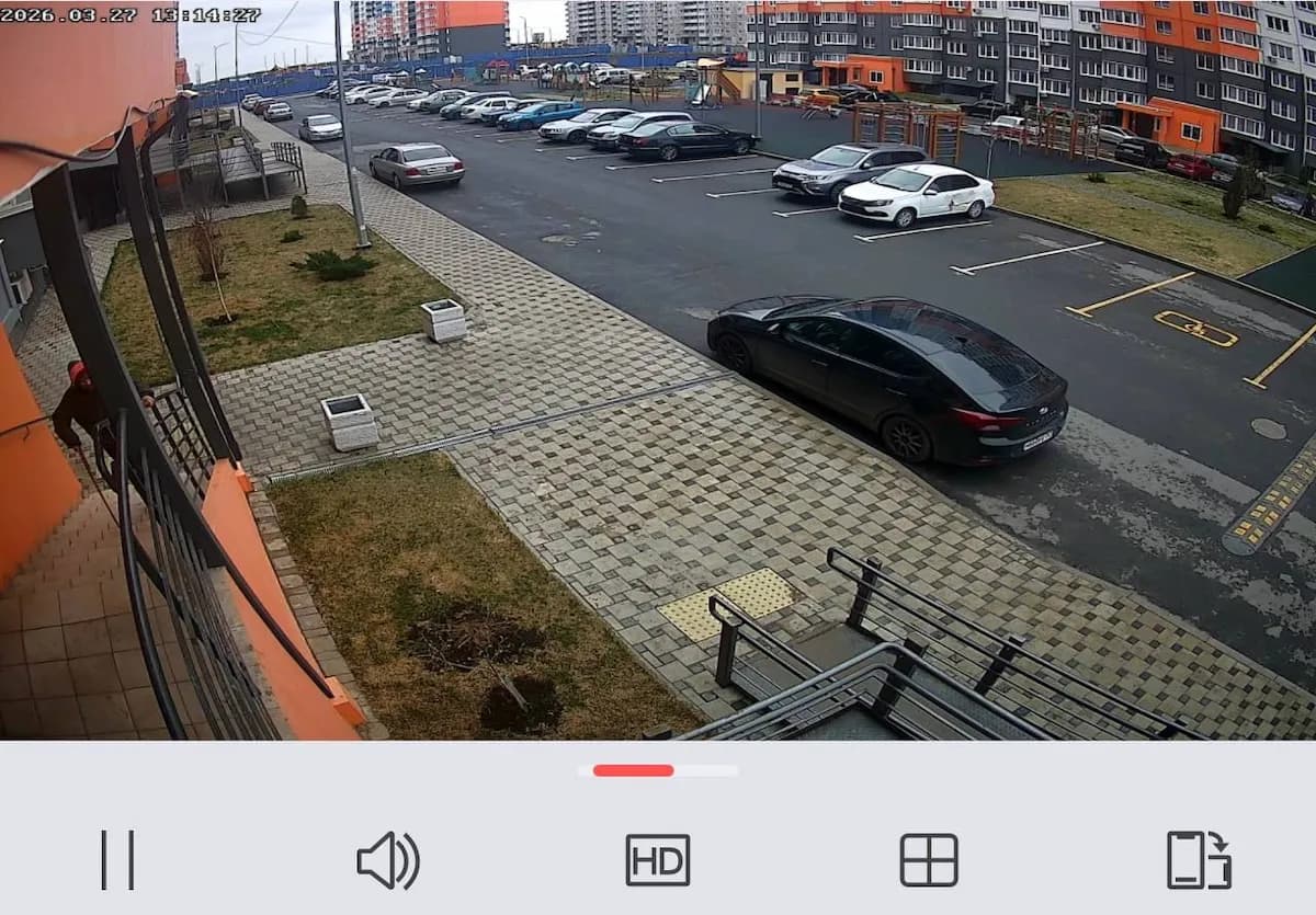 Security camera image quality sample