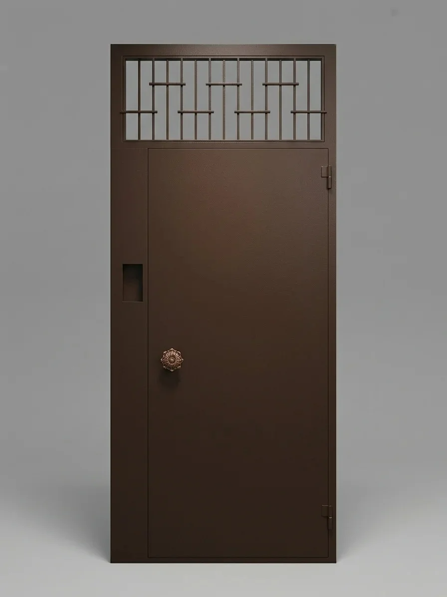 Глухая входная дверь для подъезда (2)