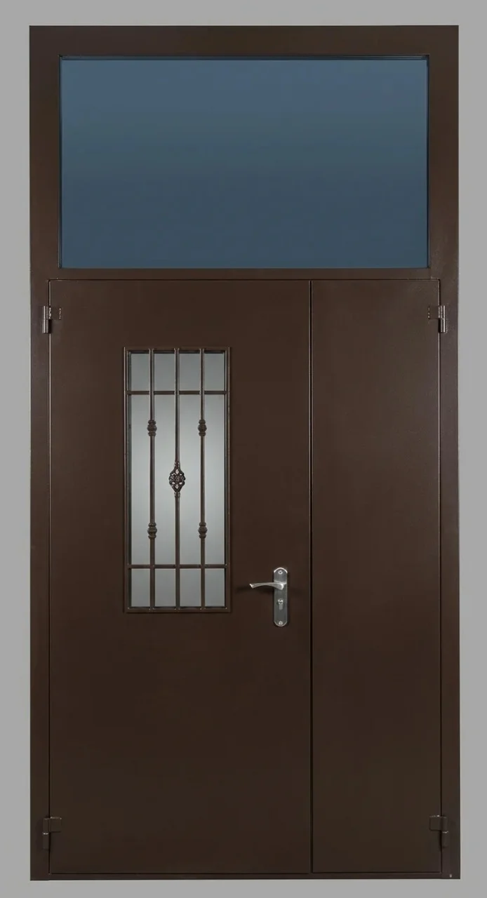 Комбинированная входная дверь для подъезда (1)